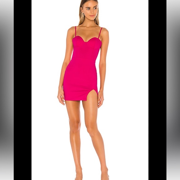 REVOLVE Dresses & Skirts - Revolve Olivia’s Bustier mini dress in hot pink